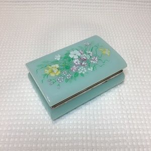 Vintage Turquoise Jewelry/Trinket Box